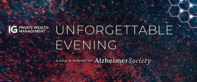 An image of a sparkly brain with the text, "Join us on a journey for an unforgettable evening" Wednesday, November 6, 2019 at Rebel, Toronto