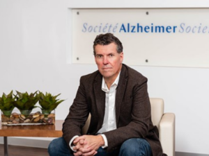 Dave Spedding CEO of Alzheimer Society of Toronto sitting