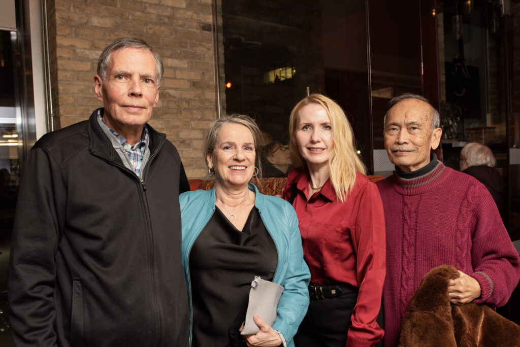 Two couples at a dementia friendly date night