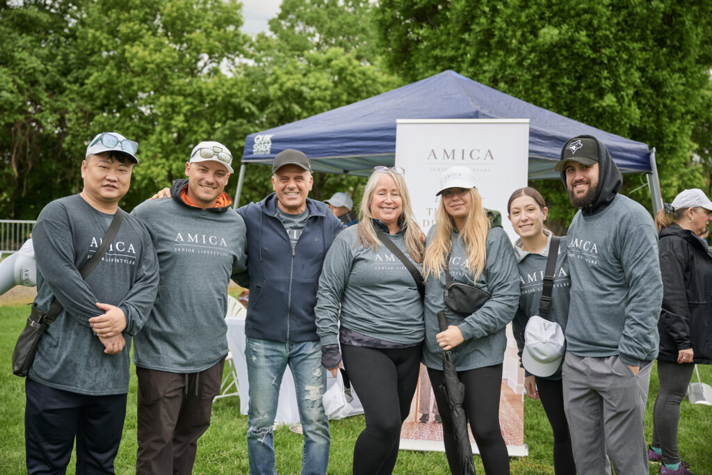 AMICA staff team supporting the Alzheimer Society of Toronto